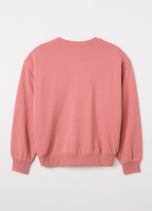 Ralph Lauren Pullover met logoborduring - voorkant 2 oudroze