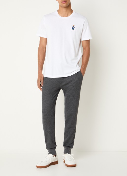 Ralph Lauren Pyjamabroek met steekzakken - voorkant 4 donkergrijs
