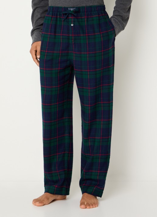 Ralph Lauren Pyjamabroek met steekzakken - detail groen