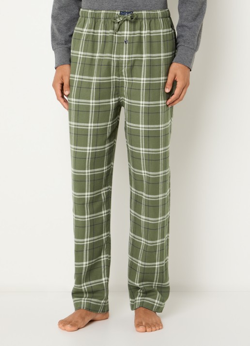 Ralph Lauren Pyjamabroek met steekzakken - detail groen