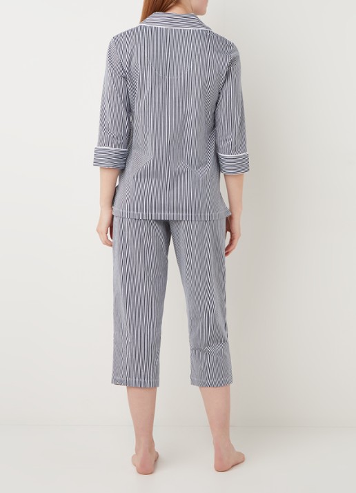 Ralph Lauren Pyjamaset met print - achterkant 2 royalblauw