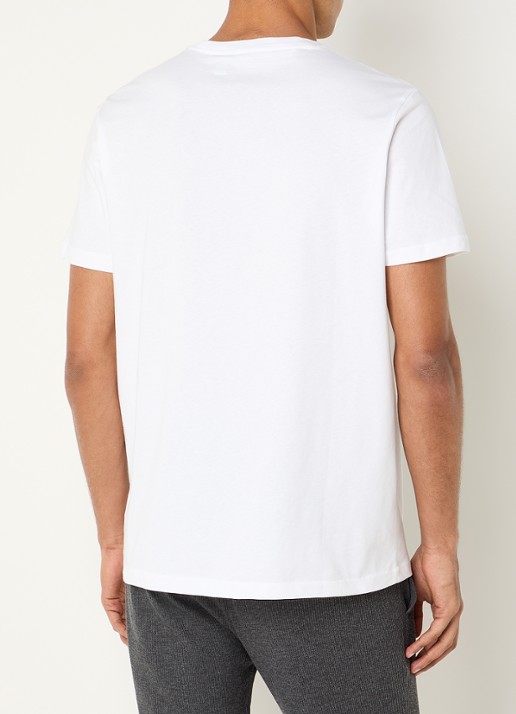 Ralph Lauren Pyjamatop met logo - achterkant 4 wit
