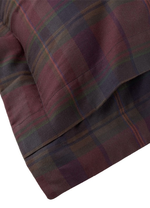 Ralph Lauren Quinn kussensloop van katoen 80TC - achterkant 3 aubergine