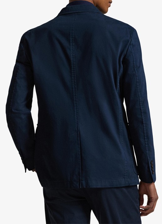 Ralph Lauren Regular fit colbert met klepzakken - achterkant bright navy-2x86