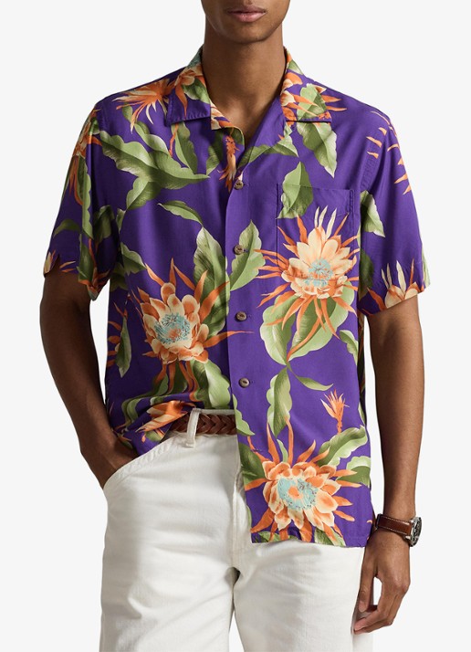 Ralph Lauren Regular fit overhemd met bloemenprint