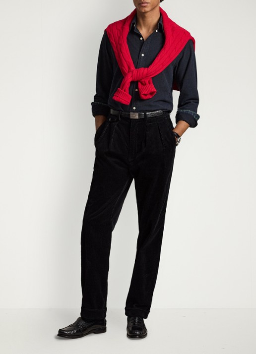 Ralph Lauren Regular fit overhemd met borduring