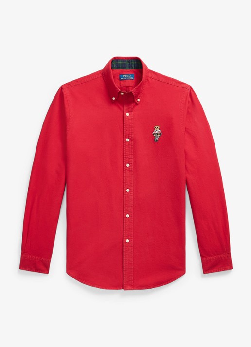 Ralph Lauren Regular fit overhemd met borduring