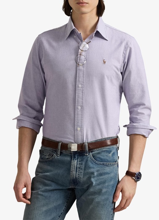 Ralph Lauren Regular fit overhemd met button down kraag