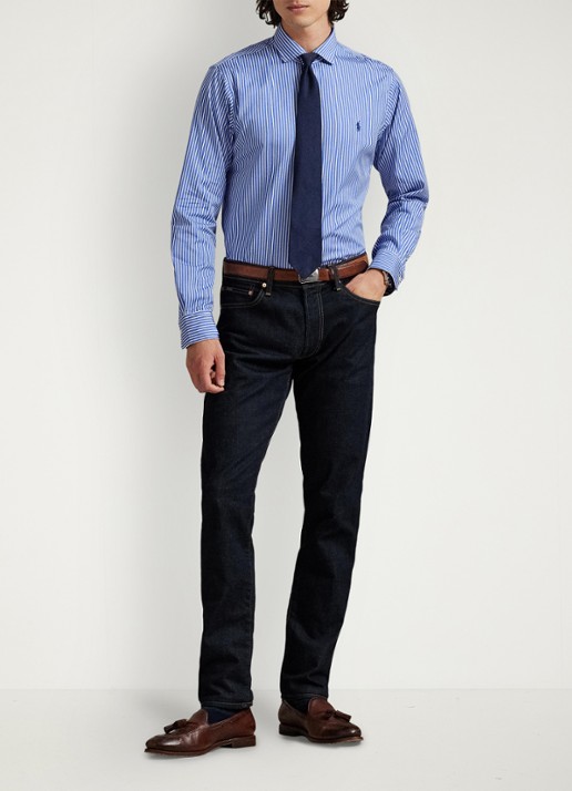 Ralph Lauren Regular fit overhemd met logoborduring