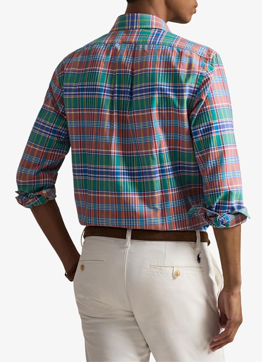 Ralph Lauren Regular fit overhemd met logoborduring - achterkant 3 orange