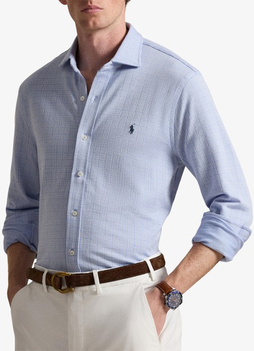 Ralph Lauren Regular fit overhemd met ruitdessin - voorkant 4 zwart