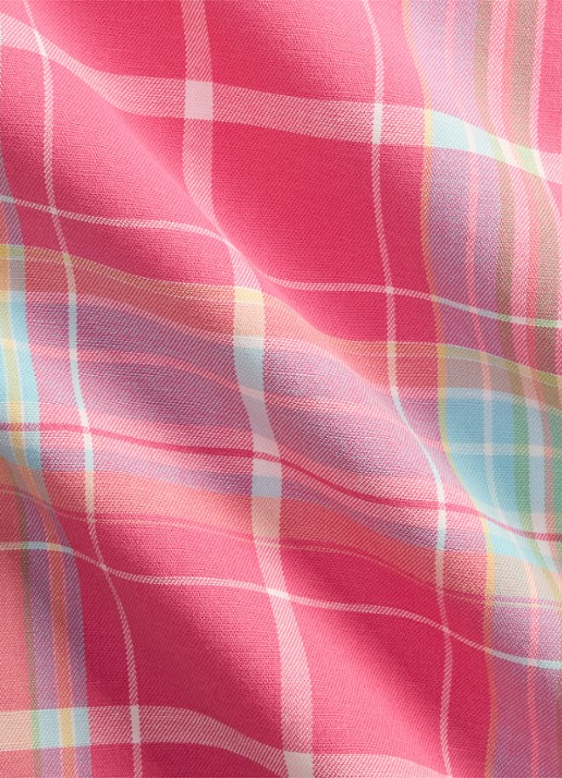 Ralph Lauren Regular fit overhemd met ruitdessin - detail 3 7212 pink turquoise multi-zyit