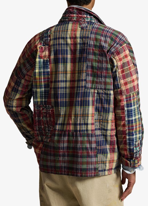 Ralph Lauren Regular fit overhemd met ruitdessin - achterkant madras piecing / rood