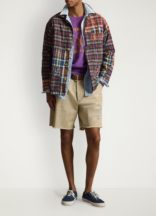 Ralph Lauren Regular fit overhemd met ruitdessin - detail 4 madras piecing / rood