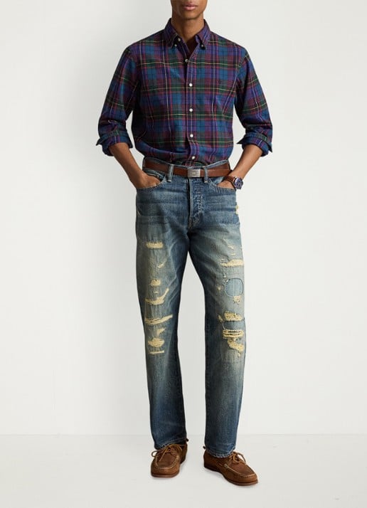 Ralph Lauren Regular fit overhemd met ruitdessin