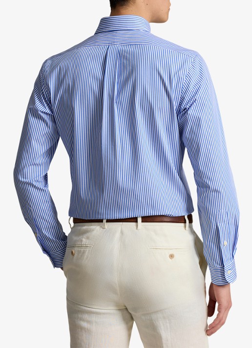 Ralph Lauren Regular fit overhemd met streepprint - achterkant 4655h light blue