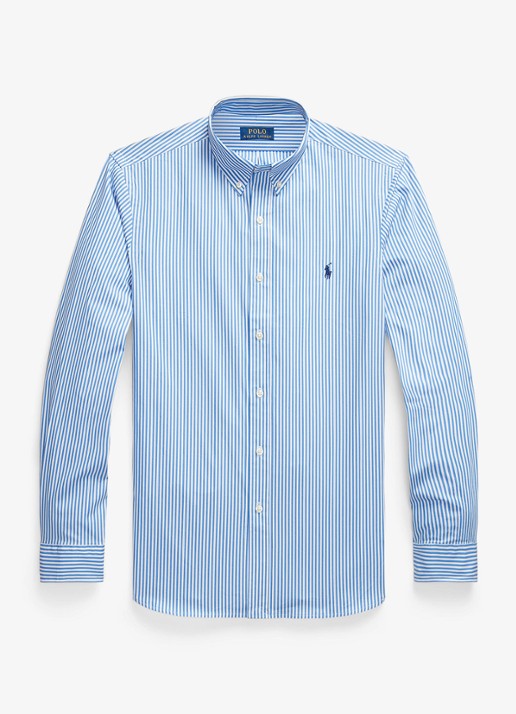 Ralph Lauren Regular fit overhemd met streepprint - voorkant 2 4655h light blue