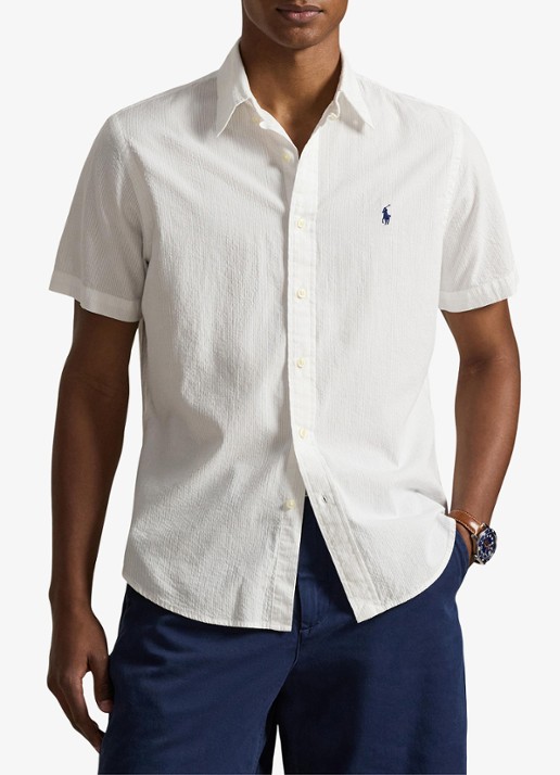 Ralph Lauren Regular fit overhemd met structuur