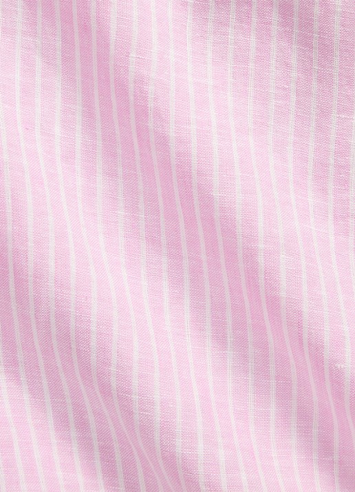 Ralph Lauren Regular fit overhemd van linnen met streepprint - detail 3 7188c pink white-zyk8