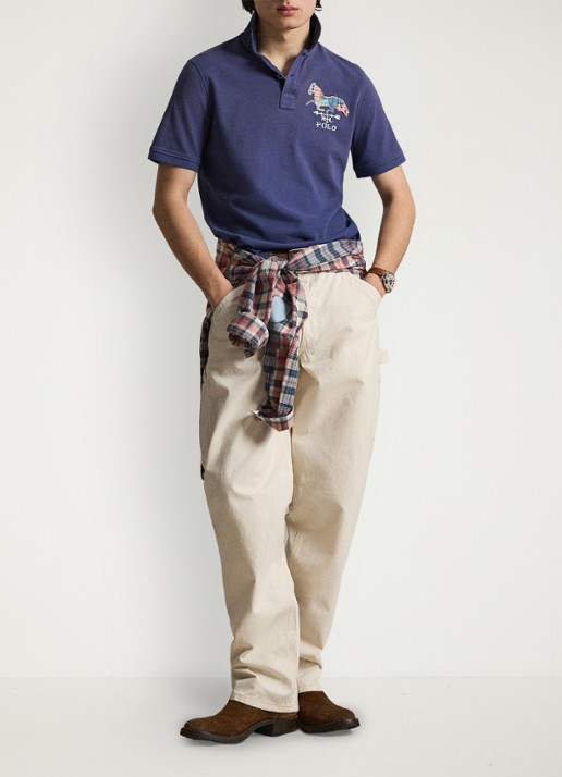 Ralph Lauren Regular fit polo met logo - detail 3 light navy / blauw