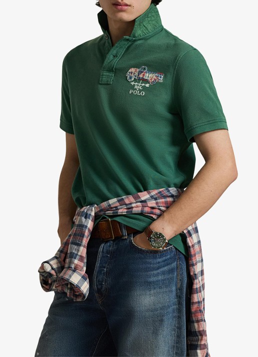Ralph Lauren Regular fit polo met logoborduring