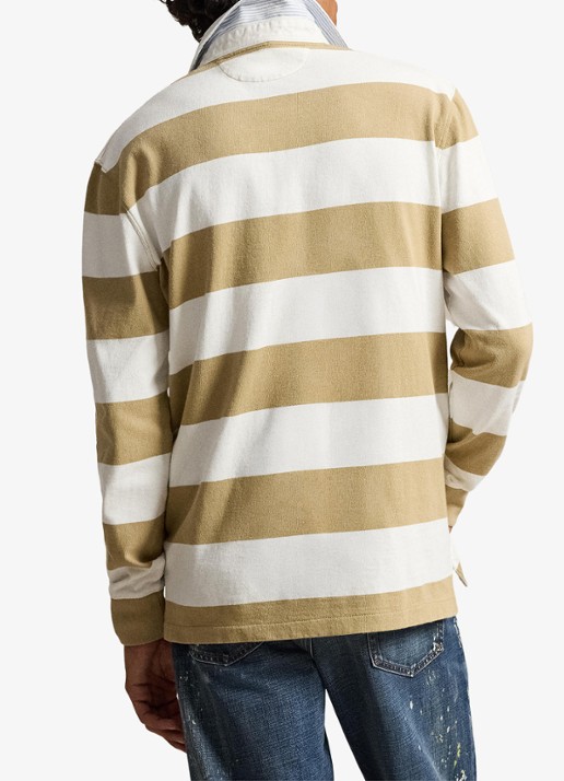 Ralph Lauren Regular fit polo met logoborduring - achterkant 5 camel