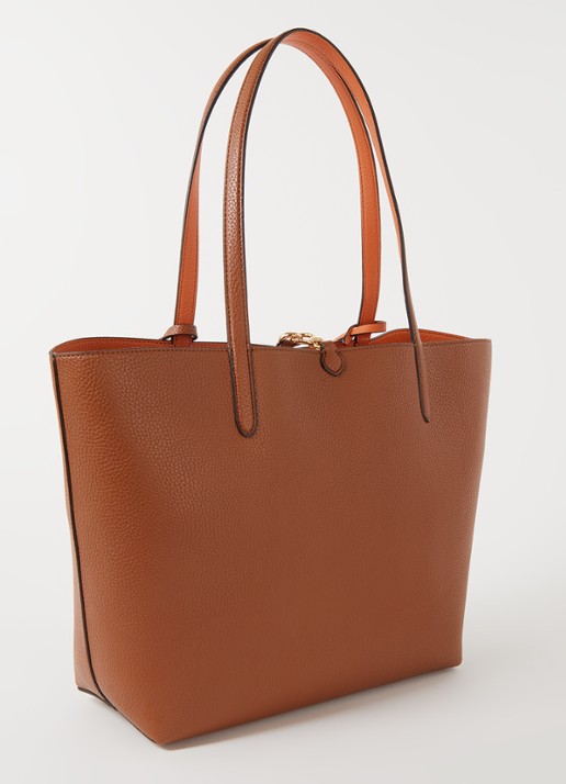 Ralph Lauren Reversible schoudertas met afneembaar etui - achterkant 2 cognac