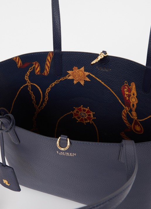 Ralph Lauren Reversible schoudertas met afneembaar etui - detail 3 donkerblauw