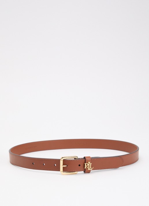 Ralph Lauren Riem van leer met logo