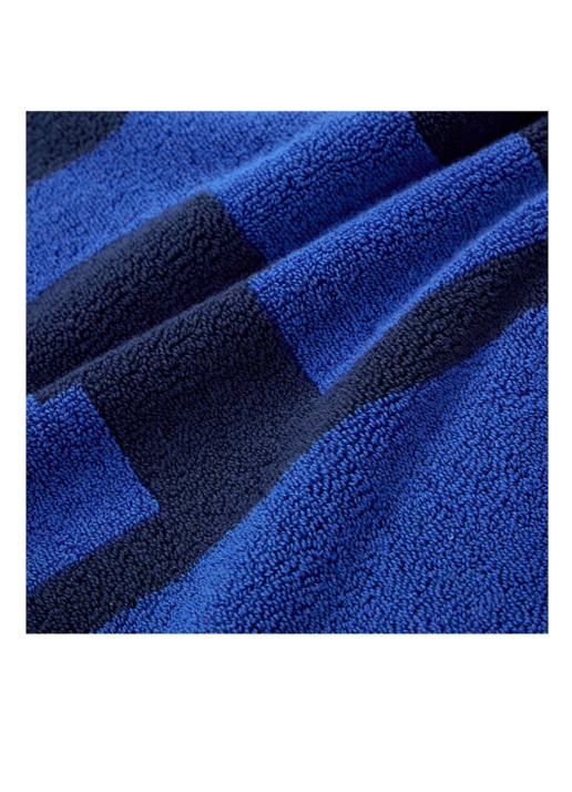 Ralph Lauren RL Signature strandlaken - 500 gr/m2 - 90 x 170 cm - detail 3 kobaltblauw
