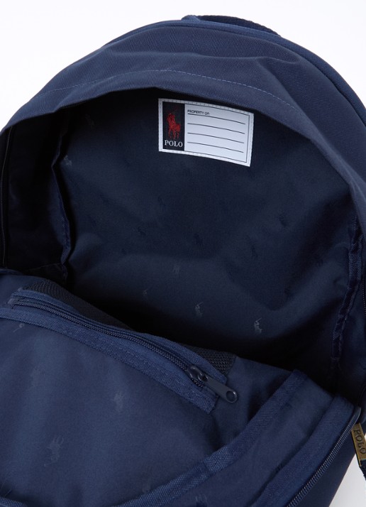 Ralph Lauren Rugzak met logoborduring - detail 3 donkerblauw
