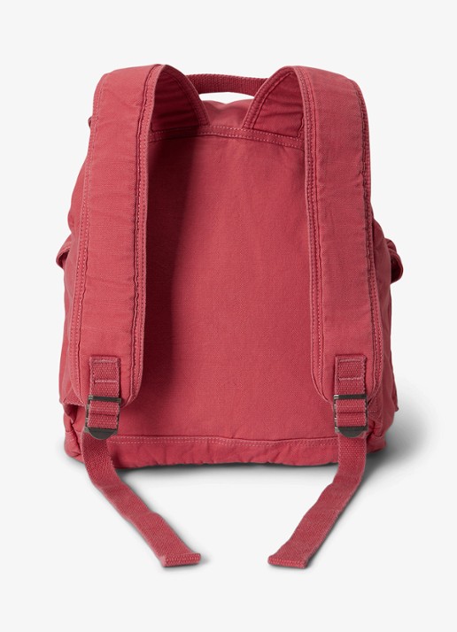 Ralph Lauren Rugzak van canvas - achterkant adirondack berry-2ygy
