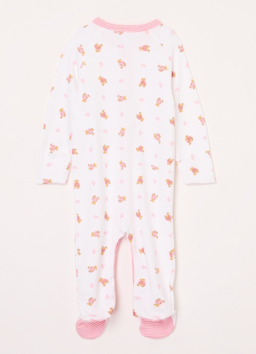 Ralph Lauren Set van babypak met muts en slab in giftbox 3-delig - voorkant 2 roze