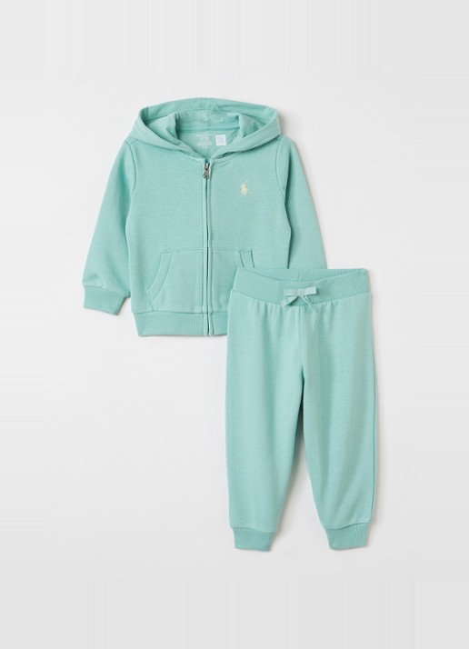Ralph Lauren Set van sweatvest met joggingbroek 2-delig