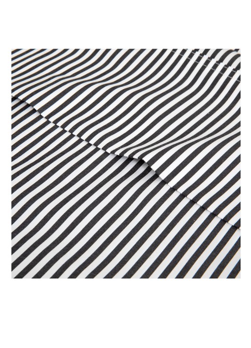 Ralph Lauren SHIRTING NavyWhi     Flat shee - achterkant 10 zwart