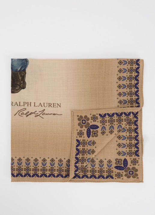 Ralph Lauren Sjaal van wol met bloemenprint