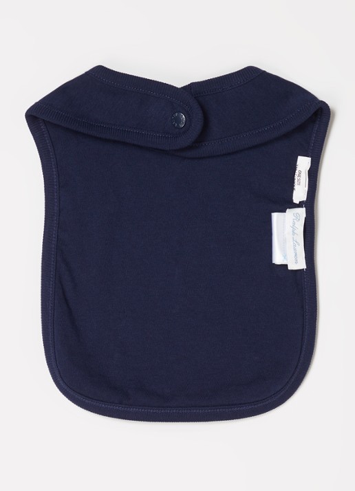 Ralph Lauren Slab met logoborduring - voorkant 2 donkerblauw