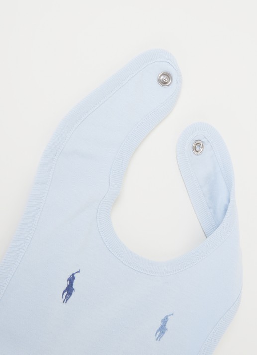 Ralph Lauren Slab met logoborduring - detail 2 lichtblauw