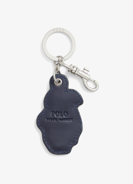 Ralph Lauren Sleutelhanger met borduring - detail 2 donkerblauw