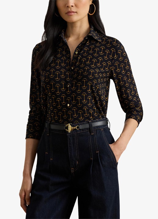Ralph Lauren Slim fit blouse met grafische print