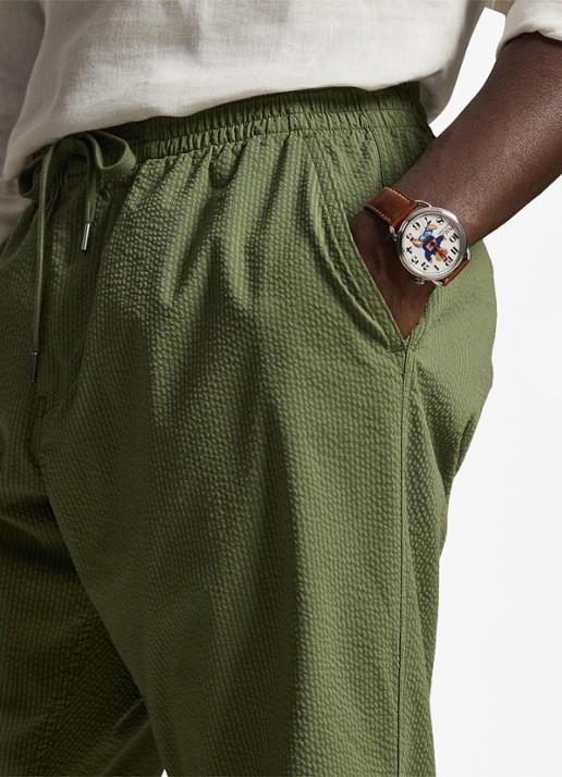 Ralph Lauren Slim fit broek met steekzakken - detail 6 supply olive / olijfgroen