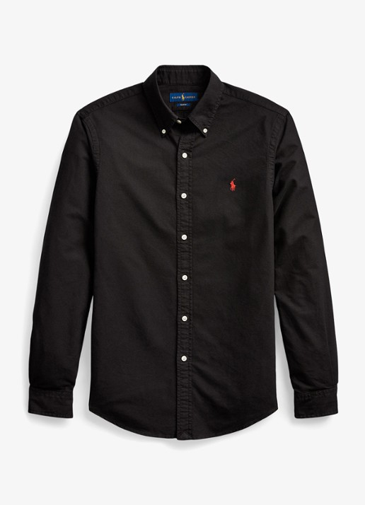 Ralph Lauren Slim fit button down-overhemd van katoen