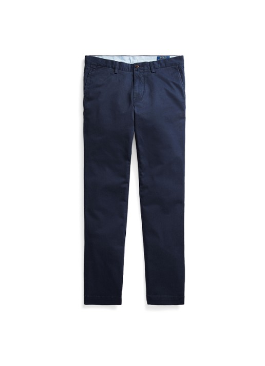 Ralph Lauren Slim fit chino met stretch - voorkant nautical ink / donkerblauw