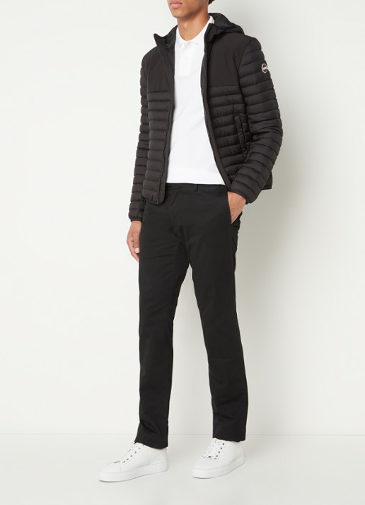 Ralph Lauren Slim fit chino van twill met stretch - voorkant 2 polo black
