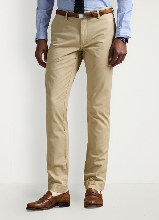 Ralph Lauren Slim fit chino van twill met stretch