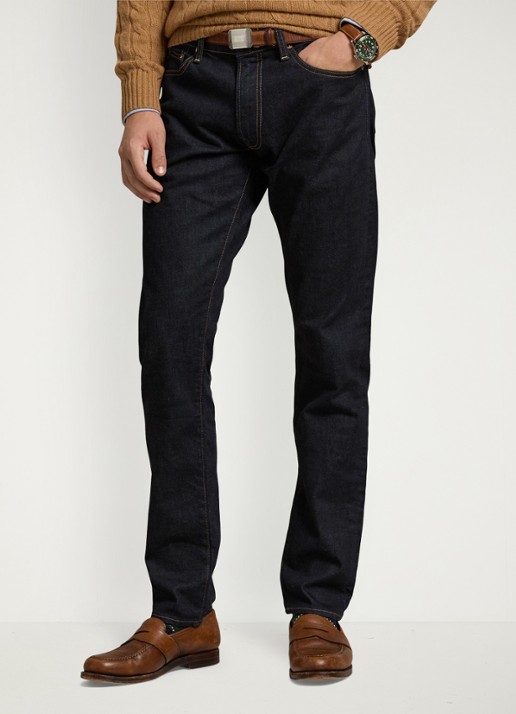 Ralph Lauren Slim fit jeans met donkere wassing