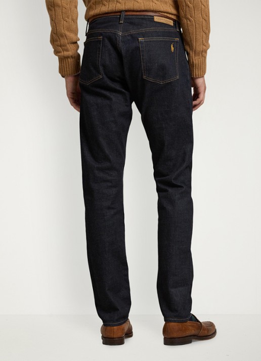Ralph Lauren Slim fit jeans met donkere wassing - achterkant 5 rinse stretch-2wkn