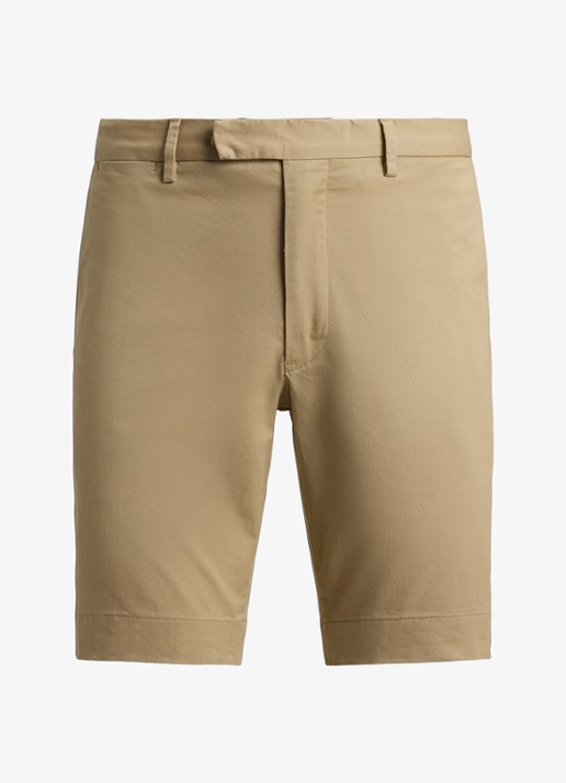 Ralph Lauren Slim fit korte chino met steekzakken - voorkant 4 classic khaki-2wqo