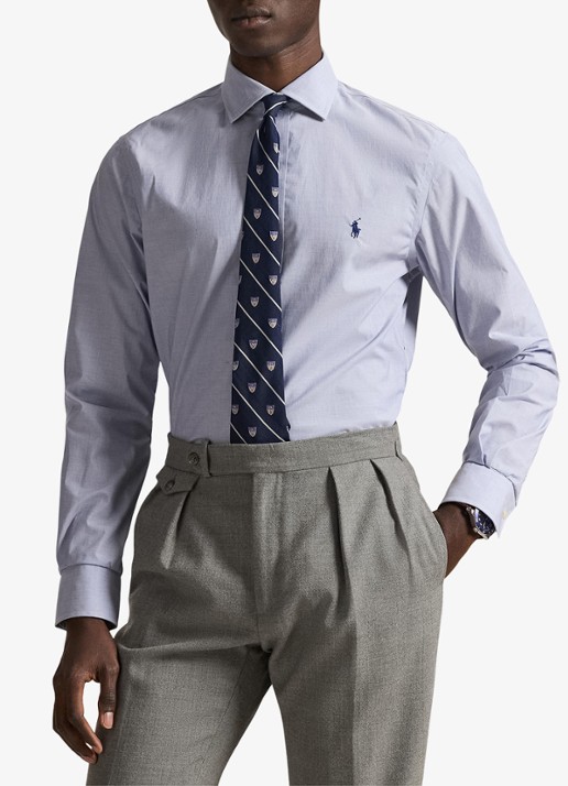 Ralph Lauren Slim fit overhemd met logoborduring