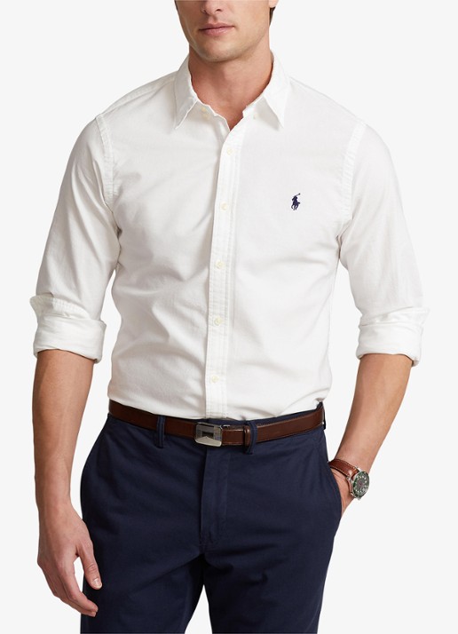 Ralph Lauren Slim fit overhemd van katoen